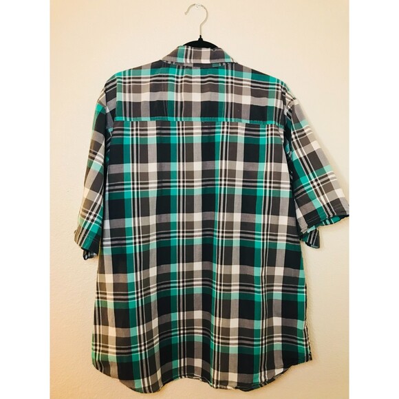 Stillwater Supply Co. Men's Short Sleeve Plaid Button Up Size XL Outdoor Fishing - Picture 3 of 3